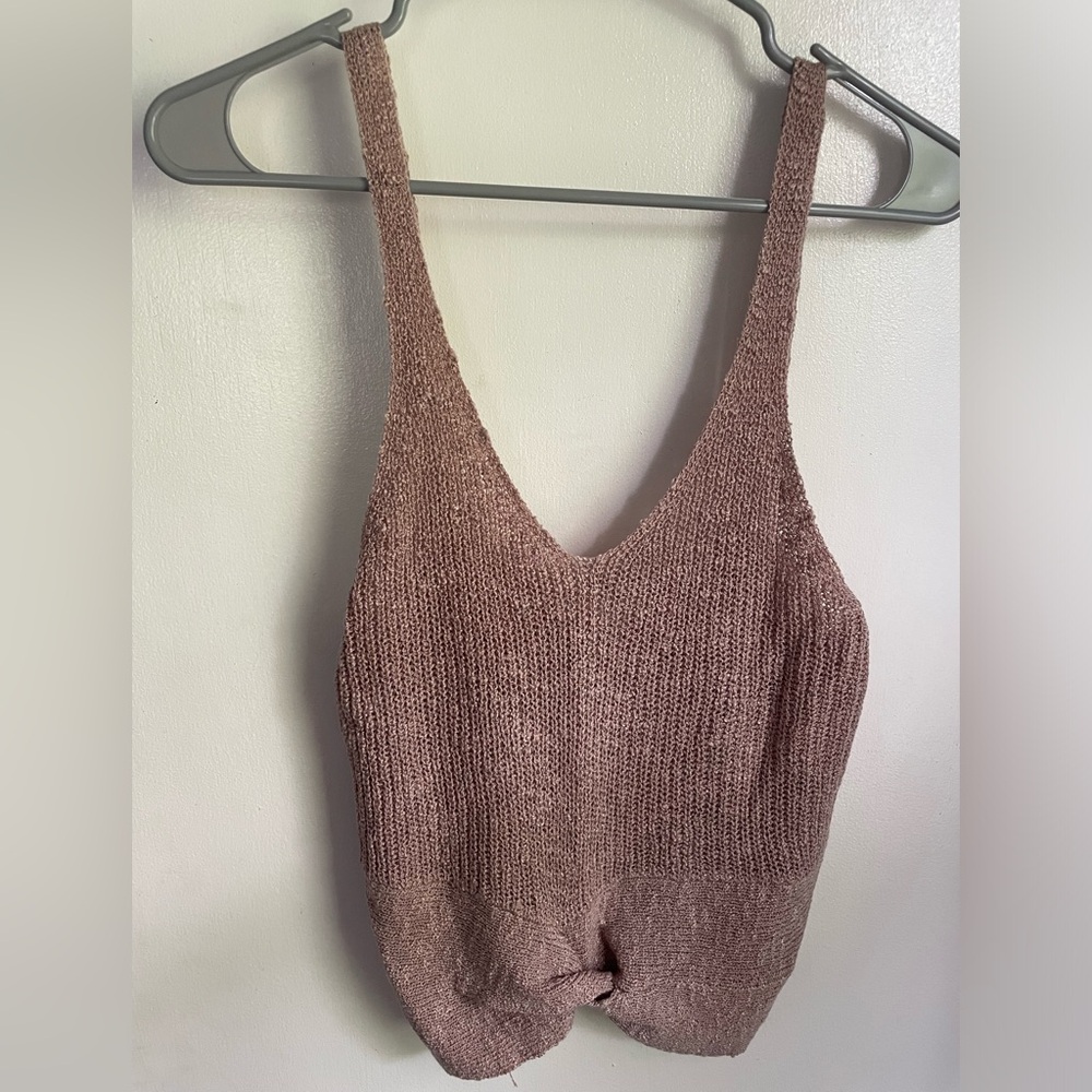 Love Tree Medium Knitted Tank Top